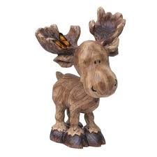 Small Moose Garden Statue Garden Statues Moose Decor Statue