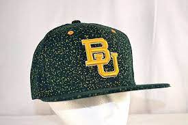 Baylor University Bears Green Yellow Baseball Hat Cap Snapback Baylorbears Baseball Hats Baylor University Bears White Baseball Cap