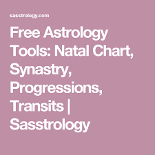 free astrology tools natal chart synastry progressions