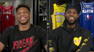 Our two captains, lebron james and kevin durant. Lebron James And Giannis Antetokounmpo Draft Team Rosters For 2020 Nba All Star Game Nba Com