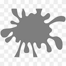 Transparent Splash Clipart Black And White Orange Paint Splatter Transparent Hd Png Download Watercolor Splash Clip Art Color Splash