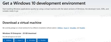 A commercial license can be applied to enable workstation player to run restricted virtual machines created by vmware workstation pro and fusion pro. Microsoft Released Windows 10 Version 2004 Virtual Machines For Vmware Virtualbox Hyper V And Parallels