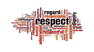 Admiration for a person or entity because of perceived merit. Advice For Young Managers R E S P E C T Aiche