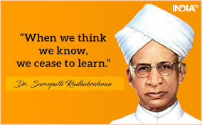 5 inspiring quotes of Dr. Sarvepalli Radhakrishnan for new learnings in your life | People News – India TV