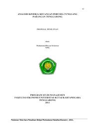 Skripsi Manajemen Keuangan 2018 Pdf Pejuang Skripsi