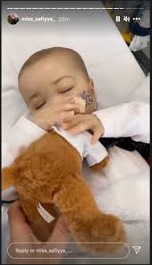The former footballer and reality tv personality cain and his girlfriend safiyya vorajee had been sharing regular updates on her condition. Ashley Cain S Daughter Returns To The Hospital I Love You Princess