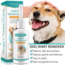Bottle of dog wart remover liquid