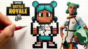 Comment Dessiner Siona Pixel Art Fortnite Skin Youtube