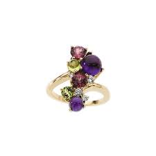 Multiple Stone Ring Mounting Multiple Stone Ring Stone Ring Design Multi Coloured Rings
