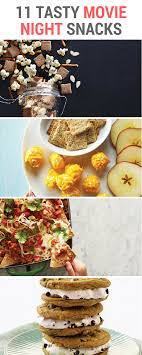 11 Tasty Movie Night Snacks Movie Night Snacks Tv Snack Easy Snack Recipes
