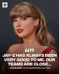 Taylor Swift addressed speculation that she turned the Super Bowl Halftime  Show down due to “performance footage.” Although her and Jay-Z are very  close, Swift explained she's “too locked in”