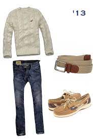 Hollister Sweater Hollister Jeans Matching Belt And Sperry Topsiders For Guys Jeans Outfit Men Mens Casual Outfits Sperry Outfit