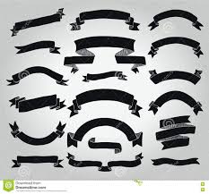 Banner Ribbon Vector Black And White Vector Black Hand Drawn Rustic Ribbons Banners Shapes Download From Over 56 Million High Quality Stock Vintage Ribbon Banner How To Draw Hands Banner Shapes