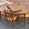 Before broyhill pine end table. 1