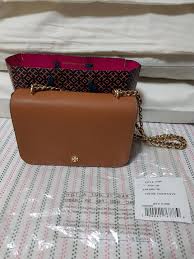 Authentic Tory Burch Saffiano Leather Shoulder Bag Women S Fashion Bags Wallets Cross Body Bags On Carousell