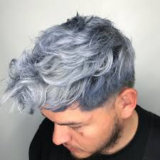 Скачайте стоковое фото man portrait blue male hair. 29 Coolest Men S Hair Color Ideas In 2020