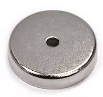Super Strong Neodymium Cup Magnet - 145 LB 1.57" Diameter Pot Magnet with Countersunk Hole