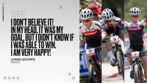 De skieuse à championne de vtt : Lolo Loanalecomte Twitter