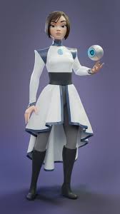 Artstation Scifi Girl Isabelle Grandguillot 3d Model Character Female Character Design Cosplay Characters