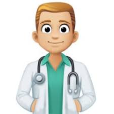 Male Health Worker With Cream White Skin Tone Emoji Mens Health White Skin Tone Light Medium Skin Tone