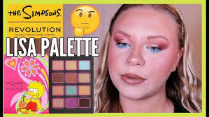 REVOLUTION X THE SIMPSONS LISA SUMMER OF LOVE EYESHADOW PALETTE REVIEW