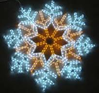 LED Snowflake And Star Motif Lights – Green tree lights