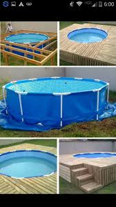 Piscina Piscina Pallet Casas Pequenas Com Piscina Piscina De Lona
