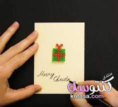 فكرة جميله لتزين كارت الهدايا كارت رومانسى كارت هدايا طريقة عمل كارت رومانسى جميل merry
