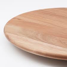 They are circular and placed in the centre of a table to share dishes easily among diners. Vattendans Lazy Susan Acacia 47 Cm Ikea