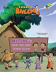All the children in the town are very fond of him, as he always manages bheem and his friends are playing a game when chutki comes in crying saying that her mother is unwell and she urgently needs money for the medicines; Jain Book Agency Search Page