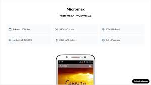 Micromax A119 Canvas XL Full Device ...