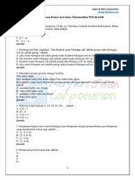 Soal ut pgsd semester 1. Soal Ujian Ut Pgsd Pdgk4108 Matematika Pdf