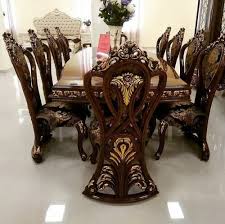 After wwii ships returned from asia with as much teak as they could, not wanting to return without goods. Teak Dining Set For Home Rs 475000 Set Iba Furniture Arts Id 22227188997