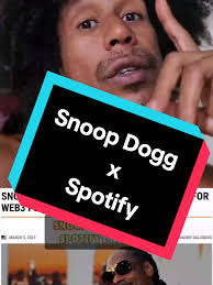 Snoop Dogg mete o pé do Spotify! E agora, hein? #snoopdogg #spotify #hiphop