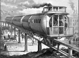 Retronaut Meigs Elevated Railway Train Retro Futurism Steampunk