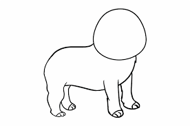 Add the nose and mouth. How To Draw Pug Easy Drawing Of Pug Dogs Transparent Png Download 383609 Vippng