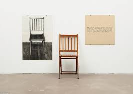 Joseph Kosuth One And Three Chairs Joseph Kosuth Conceptual Art Art Chair