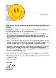 Permohonan penangguhan pembayaran harga barang. Geli Hati Suami Ini Buat Surat Permohonan Kepada Isteri Untuk Beli Set Gaming Baharu Hot Fm
