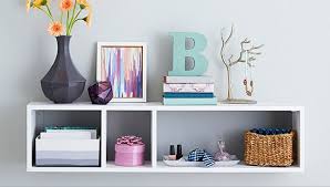 Now, this is a creative and flexible design for a modern bookshelf. Wall Mounted Shelf With Storage