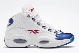 Allen Iverson's Reebok Question Mid 'Blue Toe' sneakers to ...