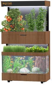 A Futuristic Garden That Lets You Grow Food In Your Home Just Raised 230 000 On Kickstarter In 4 Days Backyard Aquaponics Aquaponics System Aquaponics