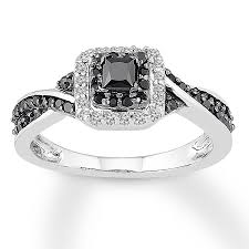 Black And Silver Wedding Band For Her Pin On A Girl Can Dream