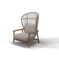 H H Studio Dubai Fern High Back By Gloster Lounge Chair Outdoor Gloster Outdoor Furniture Furniture