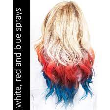 Colour Xtreme Hair Art Colour Spray 75ml Liked On Polyvore Blonde Hair With Blue Highlights Hair Art Dip Dye Hair