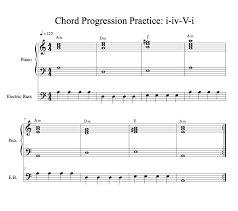 discovering minor chord progressions musical u