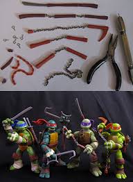Find deals on products in action figures on amazon. Tmnt 2012 Custom Weapons Upgrade By Police Box Traveler On Deviantart