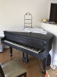 Black Baldwin Baby Grand Piano Baldwin 1920 Black Baby Grand Piano 5 2 Bench Seat Made In Usa Https Qdiz Com P 5404 Piano Grand Piano Baby Grand Pianos