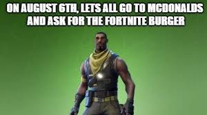 Among them was a durrr burger skin, which included the infamous anthropomorphic. Fortnite Burger Mcdonalds
