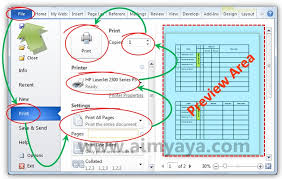 Cara Print Dokumen Ms Word 2010 Cara Aimyaya Cara Semua Cara