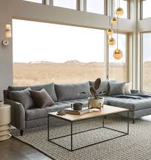 Cedar Moss Mixed Globe 5 Light Multipendant Rejuvenation Sectional Sofa With Chaise Coffee Table Sectional Coffee Table